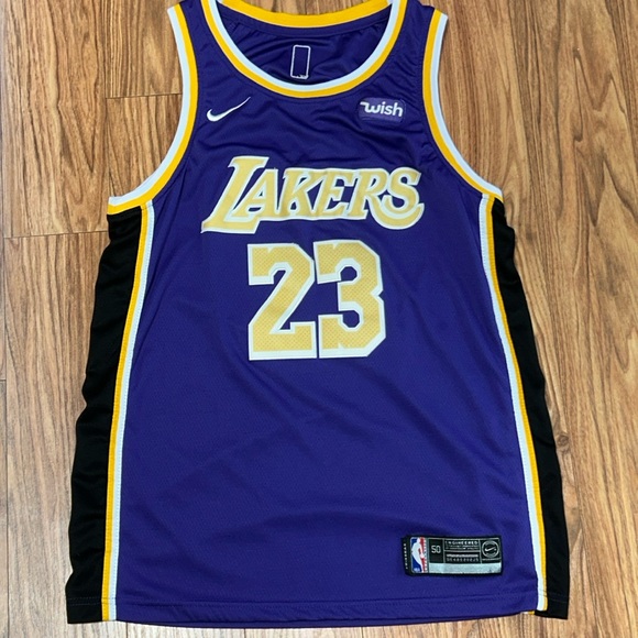 NBA LeBron James Los Angeles Lakers 23 Nike Wish Jersey